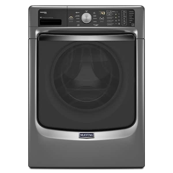 Maytag Maxima 4.5 cu. ft. High-Efficiency Front Load Washer with Steam in Metallic Slate