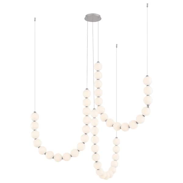 ALORA Akoya 23 Head 29-Light 70-Watt Chrome Integrated LED