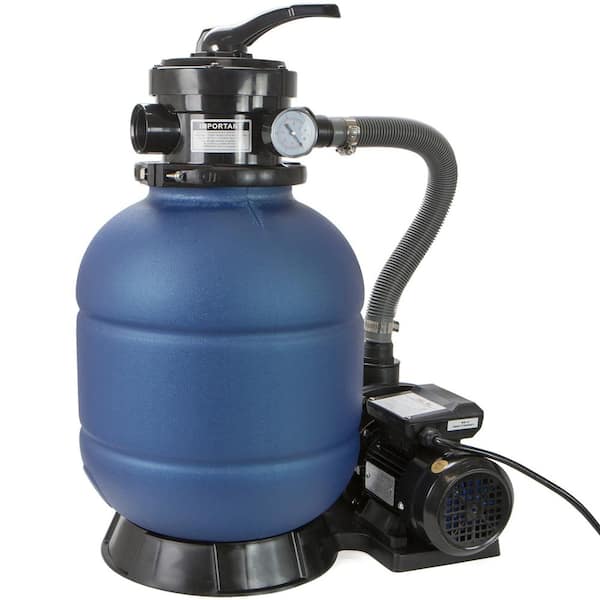 13 in. 120 sq. ft. Sand Pool Filter with 3/4 HP 2400 GPH Above Ground Pump