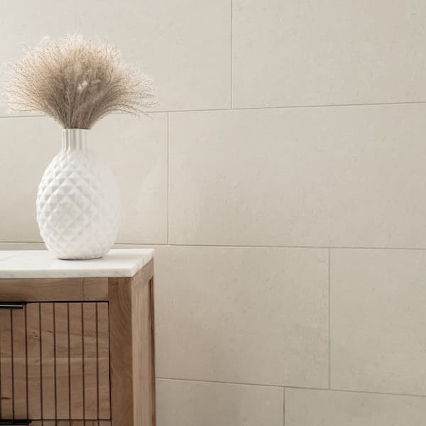 Marmo Blanco 12 in. x 24 in. Polished Porcelain Stone Look Floor and Wall Tile (16 sq. ft./Case)