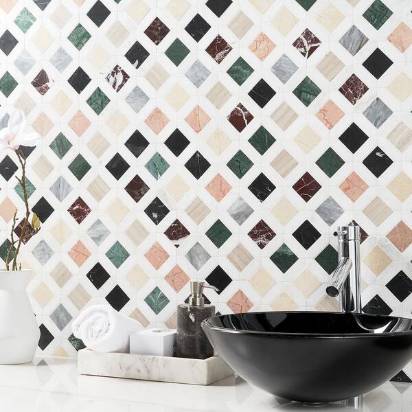 House on the Hill tile romper 70cm タイル柄 Ivy Hill Tile Ryx Karma 15.74 in. x 31.49 in. Matte