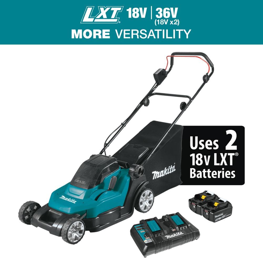 Makita 18V X2 (36V) LXT Lithium-Ion Cordless 17 in. Walk Behind ...