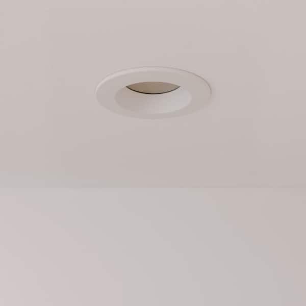 Likora 3 in. White Round Integrated LED Canless Recessed Lighting Kit,Selectable 5CCT, 10-Watt, 700-Lumen, ETL, 1-Pack