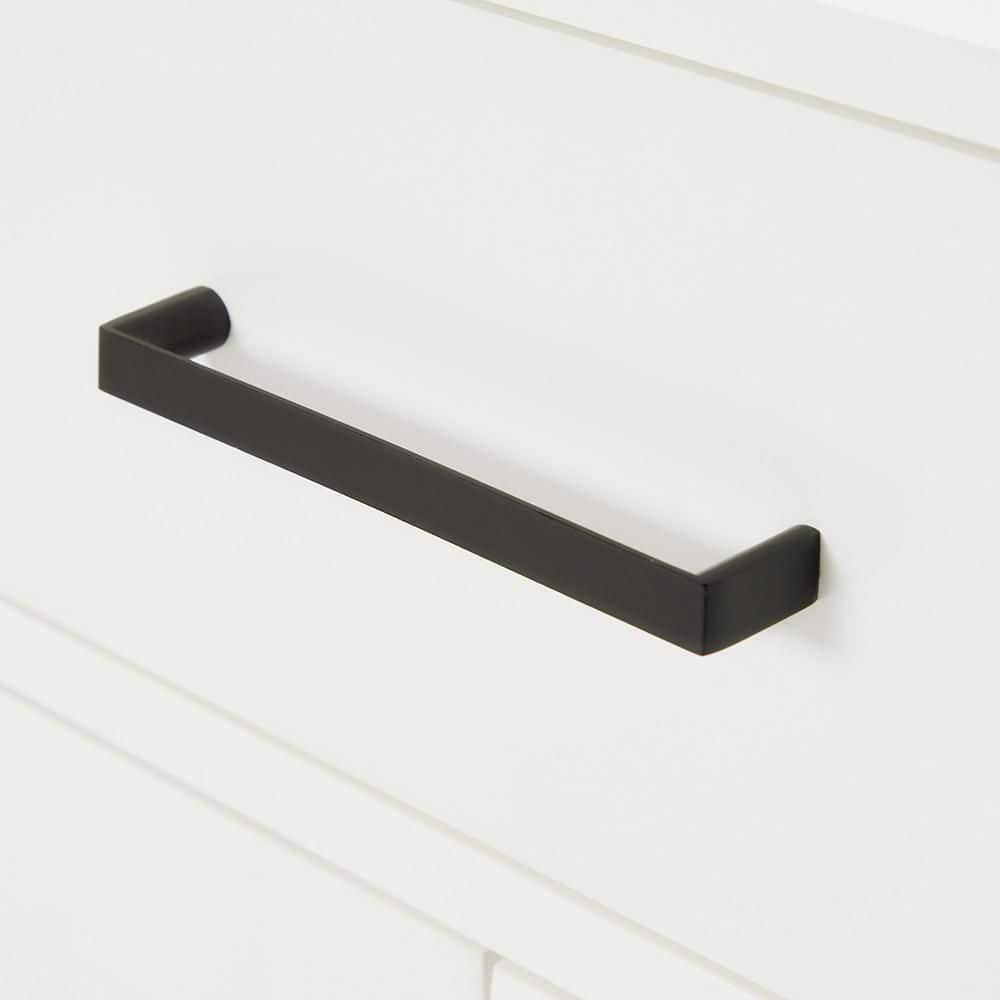 Hepburn 66" White Hardwood Single Bathroom Vanity Base