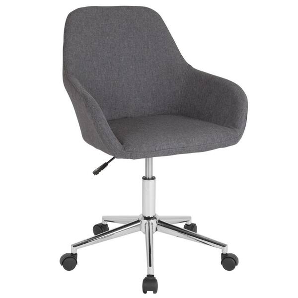 dark gray desk chair