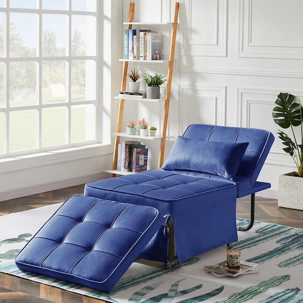 blue chair bed