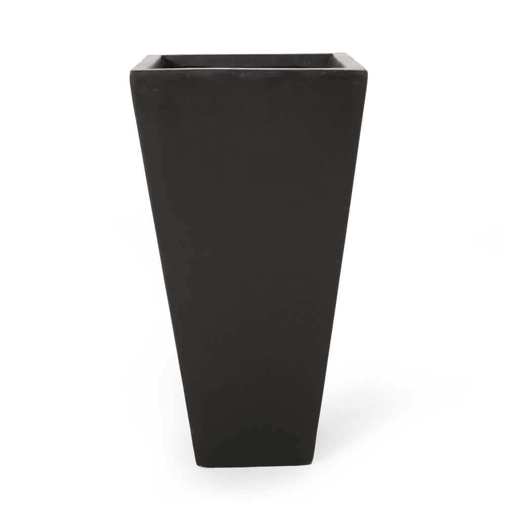 Fardeen 24.75 in. H Matte Black Lightweight Concrete Outdoor Patio Planter price history on PriceWatchPro