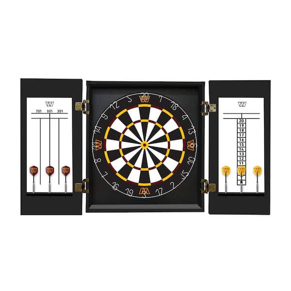 624-1041, Washington Commanders Fan's Choice Dartboard Set, FREE SHIPPING