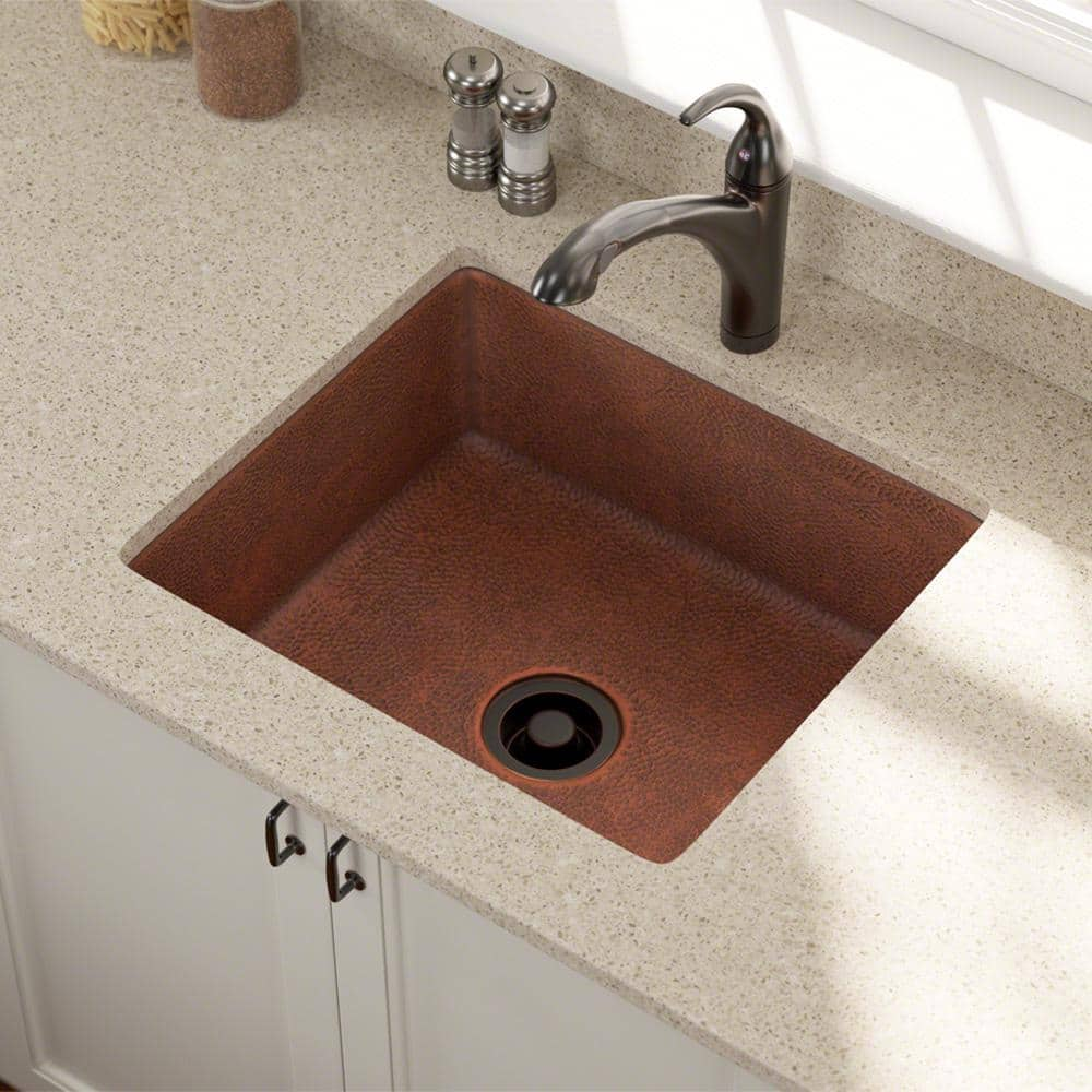 MR Direct Undermount Copper 25 In Single Bowl Kitchen Sink 904   Copper Mr Direct Undermount Kitchen Sinks 904 64 1000 