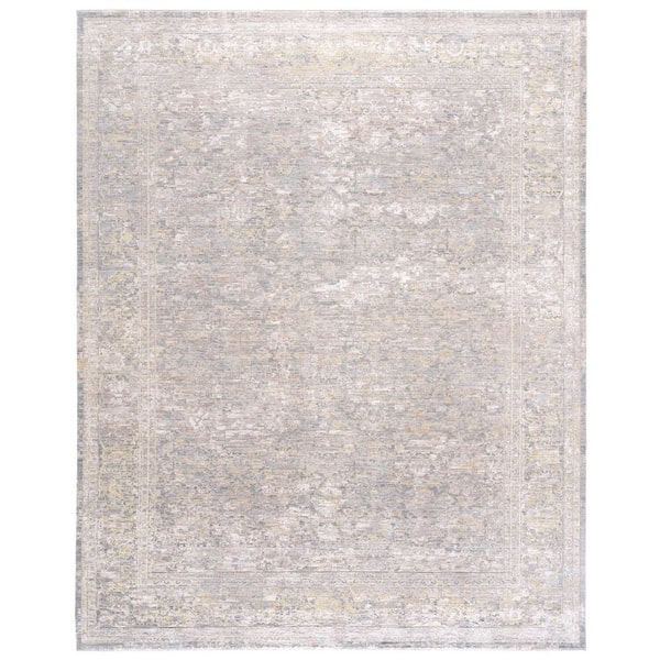 Signature 8 ft. x 10 ft. Dark Gray/Beige Persian Area Rug