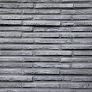 Maria 10.12 in. x 1.22 in. x 1.18 in. Charcoal Stone Manufactured Stone Veneer Flats 6.45 sq. ft.