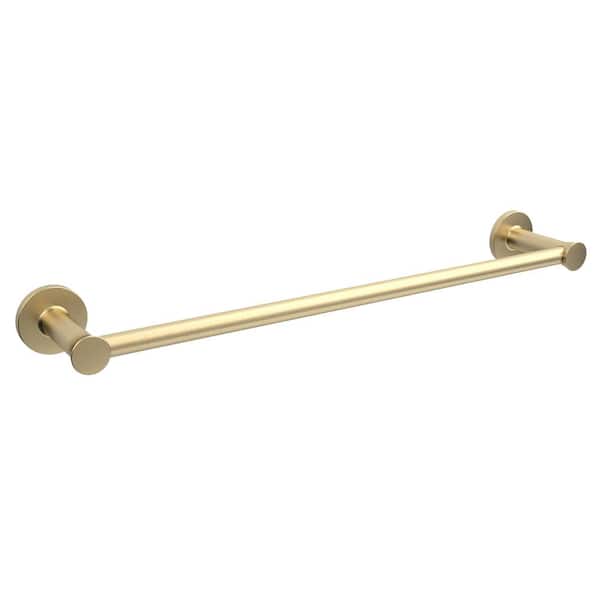 Lucien 18 in. Wall Mounted Towel Bar in Brushed Gold