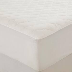 Cotton Deep Pocket Queen Heated Mattress Pad