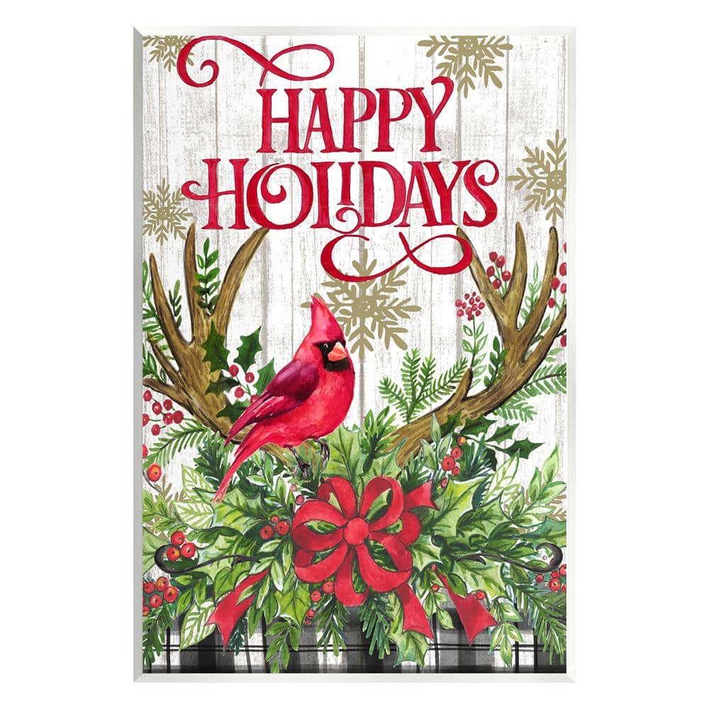 Holiday Cardinal by Elena Vladykina rep. Levison Designs 1-Piece Unframed Graphic Print Animal Art Print 15 in. x 10 in. price history on PriceWatchPro
