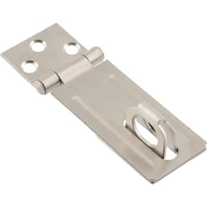 3-1/2 in. Stainless Steel Fixed Staple Safety Hasps (3-Pack)