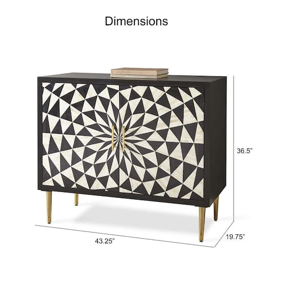 Benzara Whitewash Accent Chest