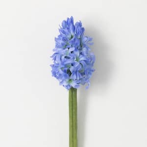 14 in. Brilliant Blue Artificial Hyacinth Spray