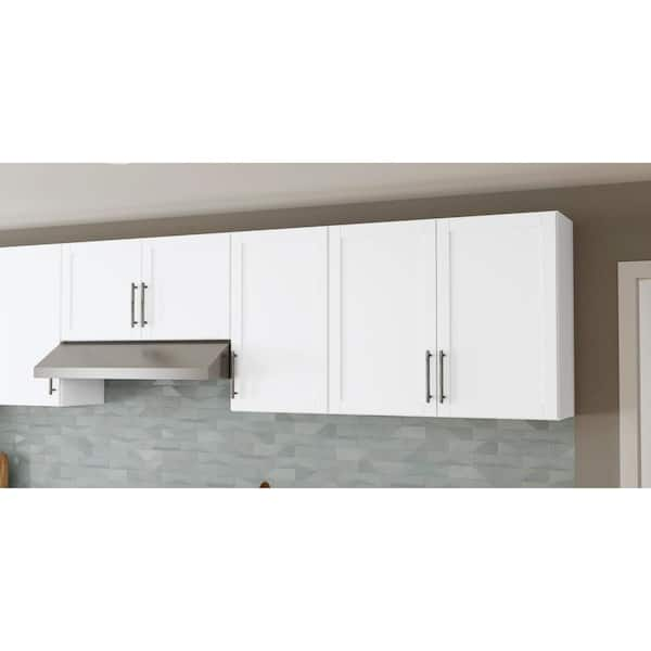 Hampton Bay Hampton 36 in. W x 12 in. D x 30 in. H Assembled Wall Kitchen  Cabinet in Satin White KW3630-SW - The Home Depot