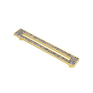 Carraway 6-5/16 in. (160 mm) Center-to-Center Polished Gold Cabinet Bar Pull