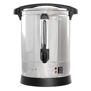 West Bend 30-Cup Silver Commercial Aluminum Coffee Urn Features Automatic  Temperature Control with Quick Brewing 58030 - The Home Depot