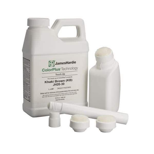 James Hardie Color Plus Touch-Up Paint Kit Arctic White 16 oz. 4670831