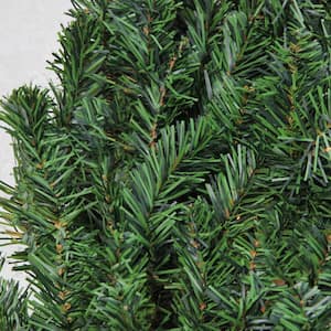 96 in. Green Unlit Commercial Size Canadian Pine Artificial Christmas Wreath