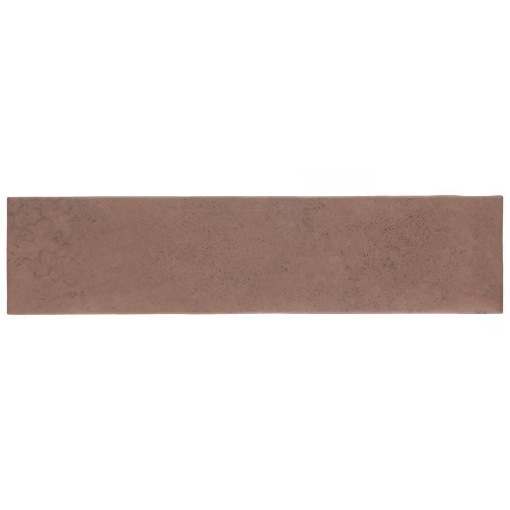 Heritage Wine 2-3/8 in. x 9-5/8 in. Porcelain Floor and Wall Take Home Tile Sample price history on PriceWatchPro