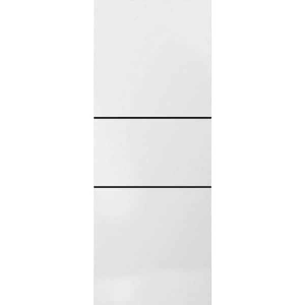 Sartodoors 18 in. x 20 in. Solid Wood with Honeycomb White Interior Door Slab