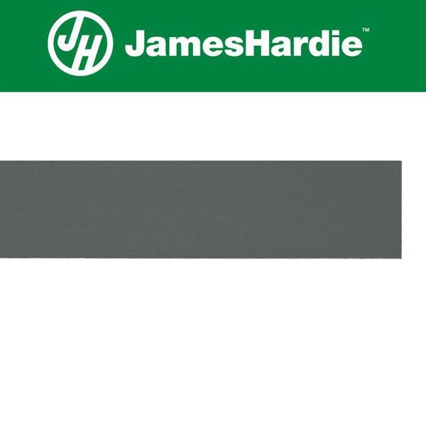 James Hardie Hardie Trim HZ5 0.75 in. x 2.5 in. x 12 ft. Statement Collection Iron Gray Smooth Fiber Cement Batten Trim