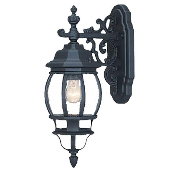 Acclaim Lighting Chateau Collection 1-Light Matte Black Outdoor Wall-Mount Light Fixture