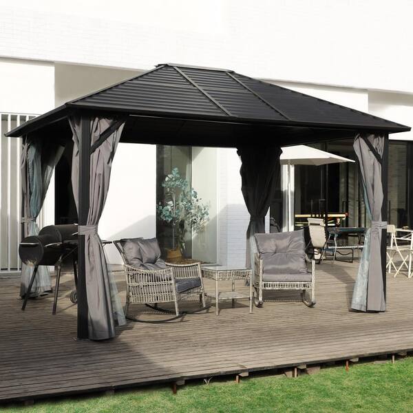 Aluminum Hardtop Gazebo with 