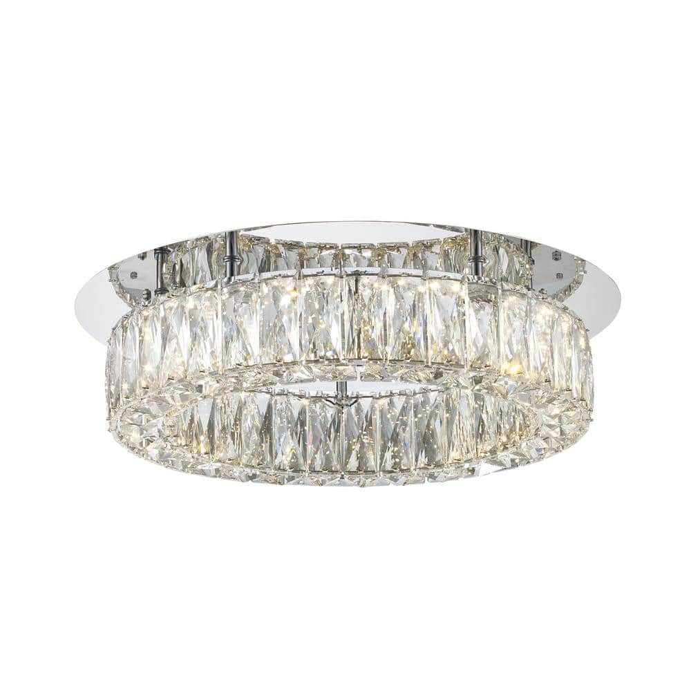 home decorators collection led crystal flush mount