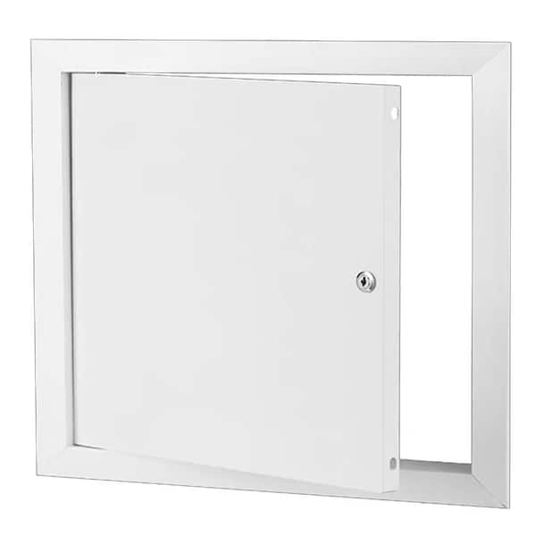 20 x 20 in Lockable Reinforced Steel Access Panel with Key Lock for Drywall Ceiling and Attic Door Metal