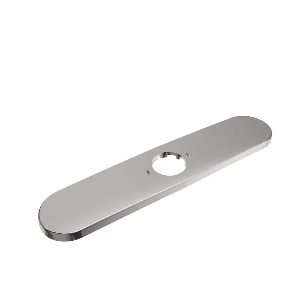 Modern 10 in. x 2.25 in. Kitchen Faucet Deck Plate in Stainless Steel price history on PriceWatchPro