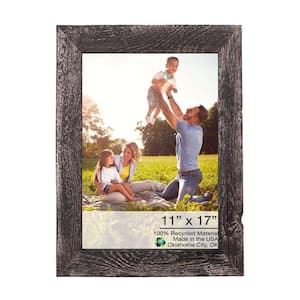 Victoria 11 in. W. x 17 in. Smoky Black Picture Frame