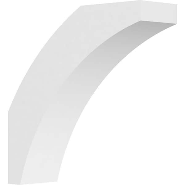 Ekena Millwork 5"W x 18"D x 18"H Standard Thorton Architectural Grade PVC Knee Brace