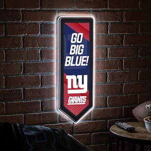 IMPERIAL NY Giants Team Logo 24 in. Wrought Iron Decorative Sign IMP  584-1013 - The Home Depot