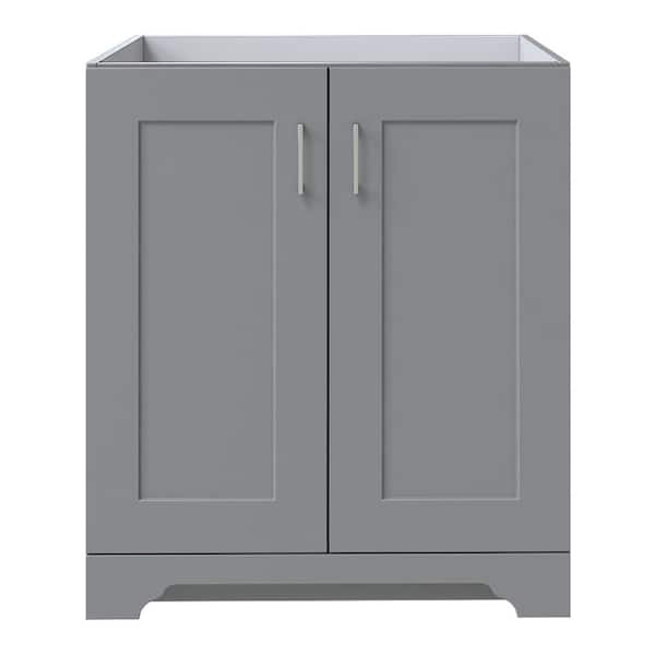 Home Decorators Collection Hawthorne 30 in. W x 21.75 in. D x 34 in. H Bath Vanity Cabinet without Top in Twilight Gray