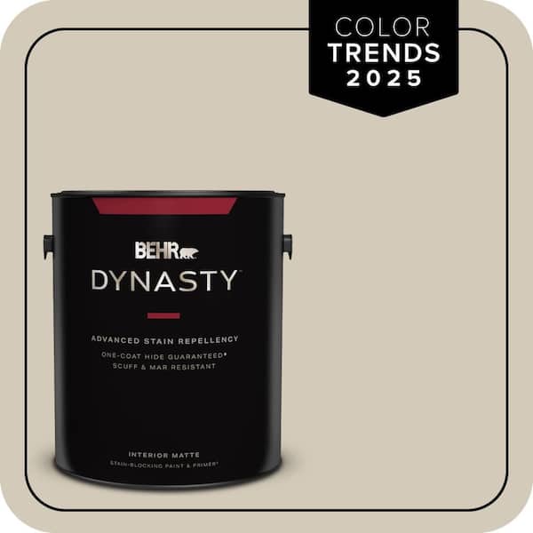 BEHR DYNASTY 1 gal. Designer Collection #DC-010 Even Better Beige Matte Interior Stain-Blocking Paint & Primer