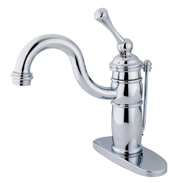 Kingston Brass Victorian Single Hole Single-Handle Bathroom Faucet in Chrome