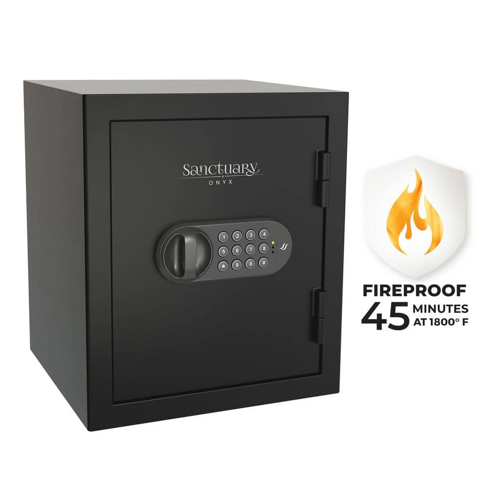 Onyx 1.01 cu. ft. Fireproof Home and Office Safe with Electronic Lock, Matt