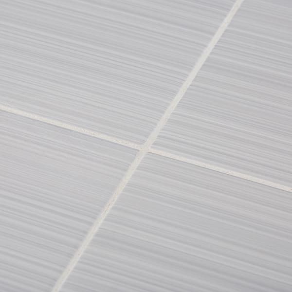 Jeffrey Court Morning Tide Gray 6 in. x 20 in. Glossy Ceramic Wall Tile (10.76 sq. ft. / case)