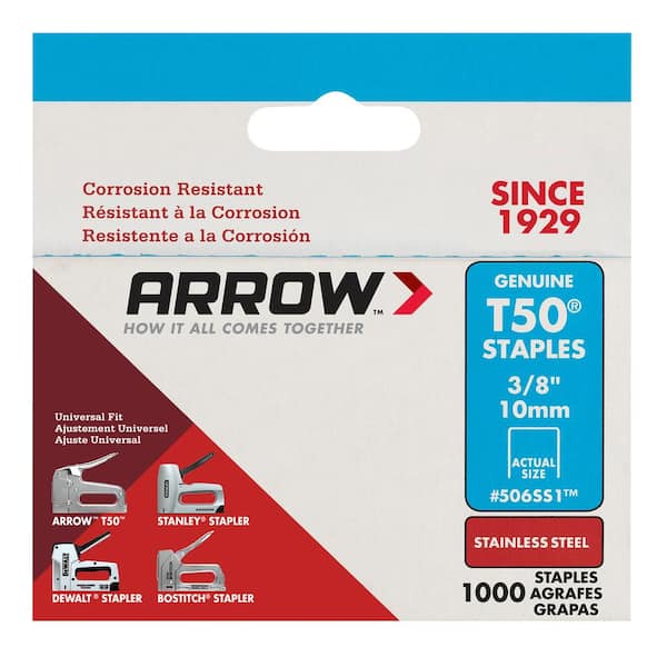 Arrow T50 Stainless Steel Staples