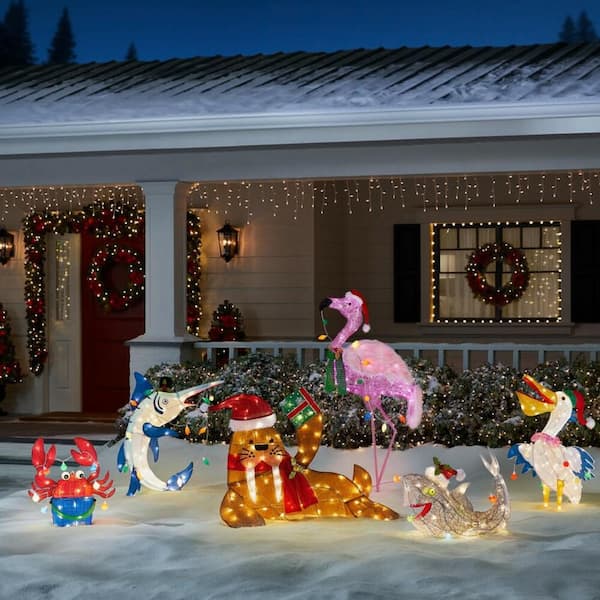Best 4ft LED Inflatable Polar Bear Christmas Yard Decorations