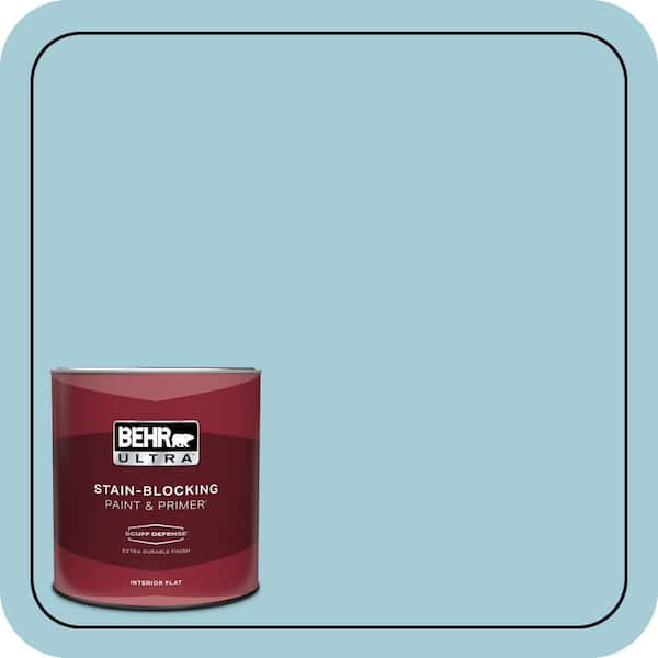 BEHR ULTRA 1 qt. #S460-2 Drip Extra Durable Flat Interior Paint & Primer