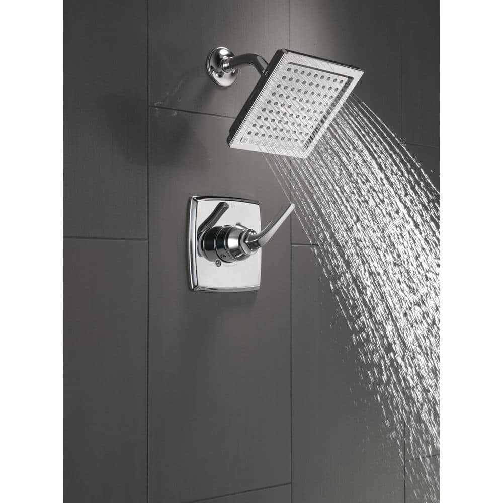 Geist Chrome Wall Mounted Shower Faucet Set