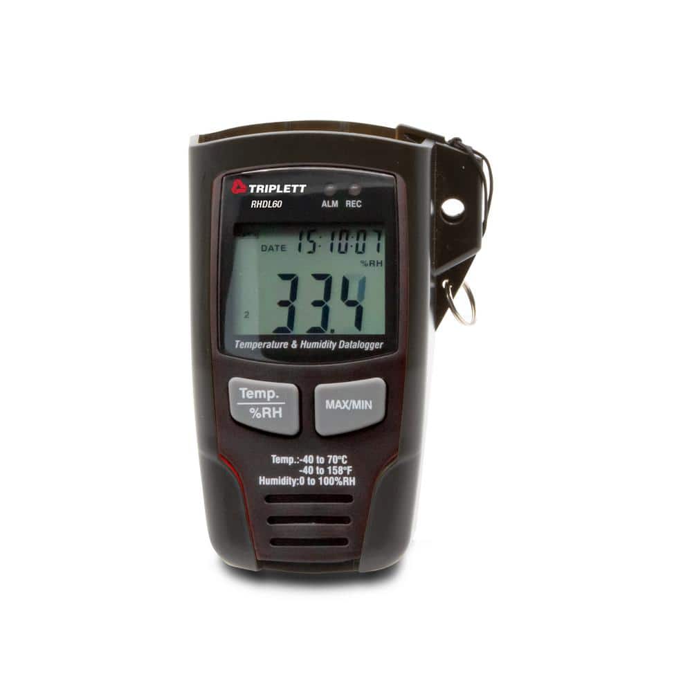 TRIPLETT Humidity and Temperature Datalogger RHDL60 - The Home Depot