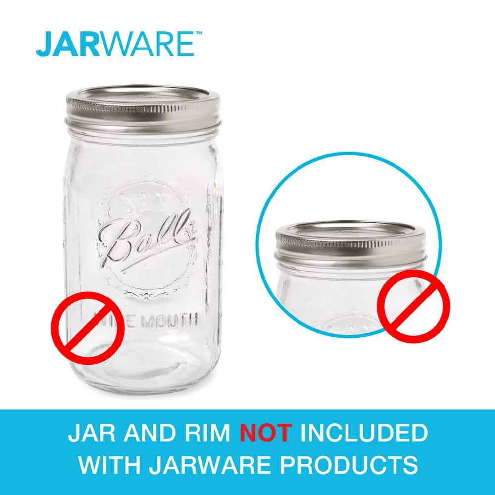 Stainless Steel Cold Brew Coffee and Tea Infuser Lid for Wide Mouth Mason Jars