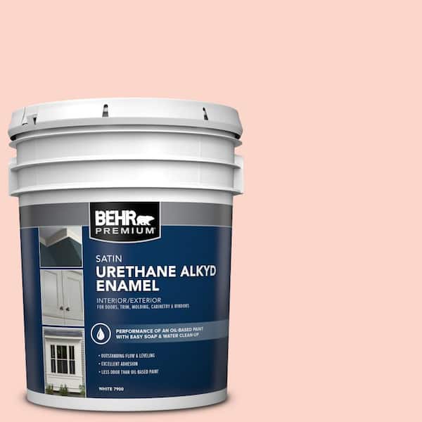 5 gal. #P180-1 Deco Shell Urethane Alkyd Satin Enamel Interior/Exterior Paint