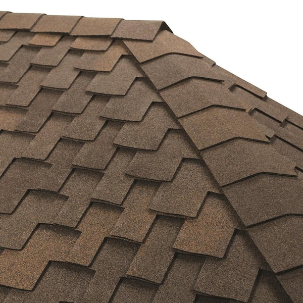 GAF Seal-A-Ridge AS Stone Wood Impact-Resistant Hip and Ridge Cap Shingles (25 Linear ft. Per Bundle) (60-Pieces)